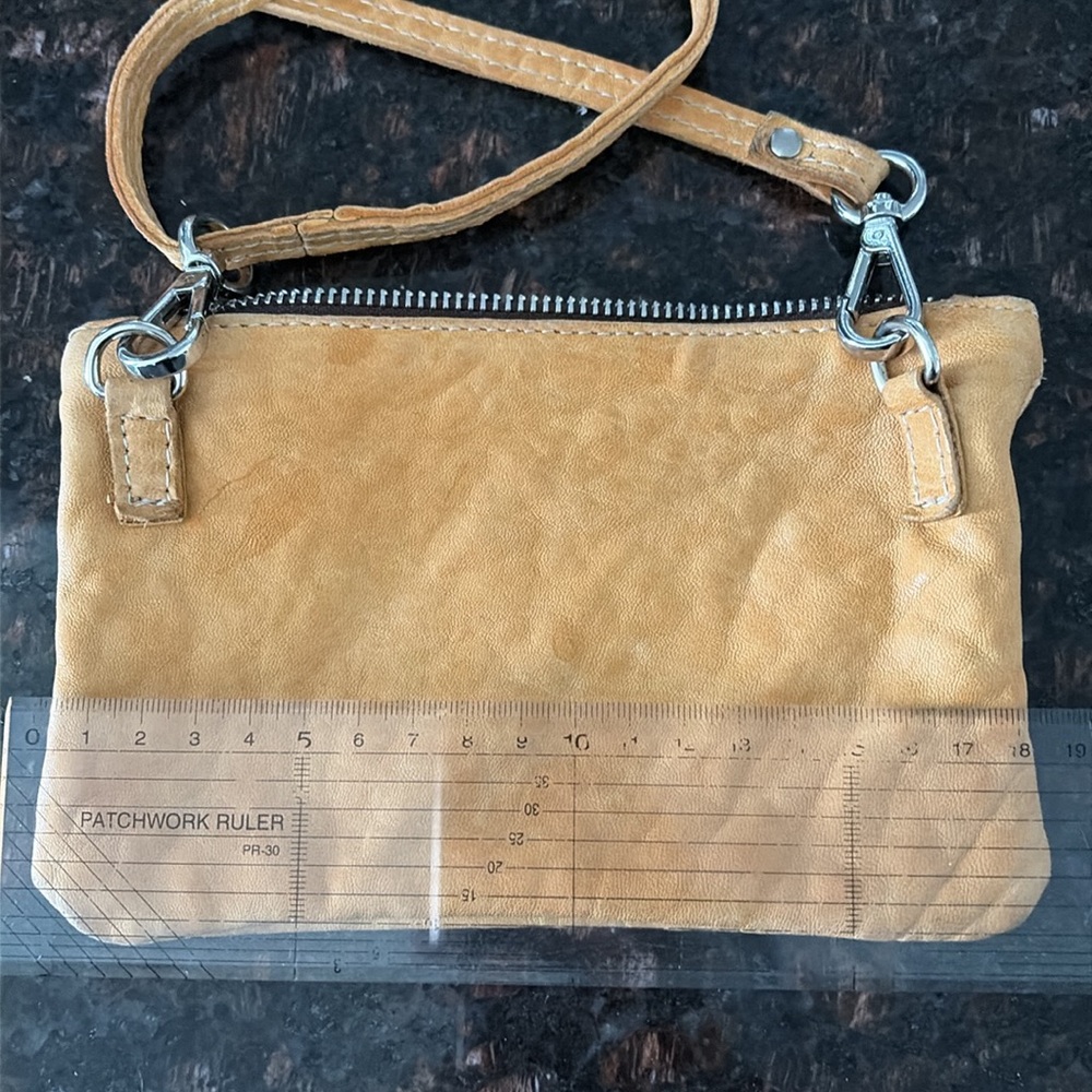 Leather handmade crossbody purse